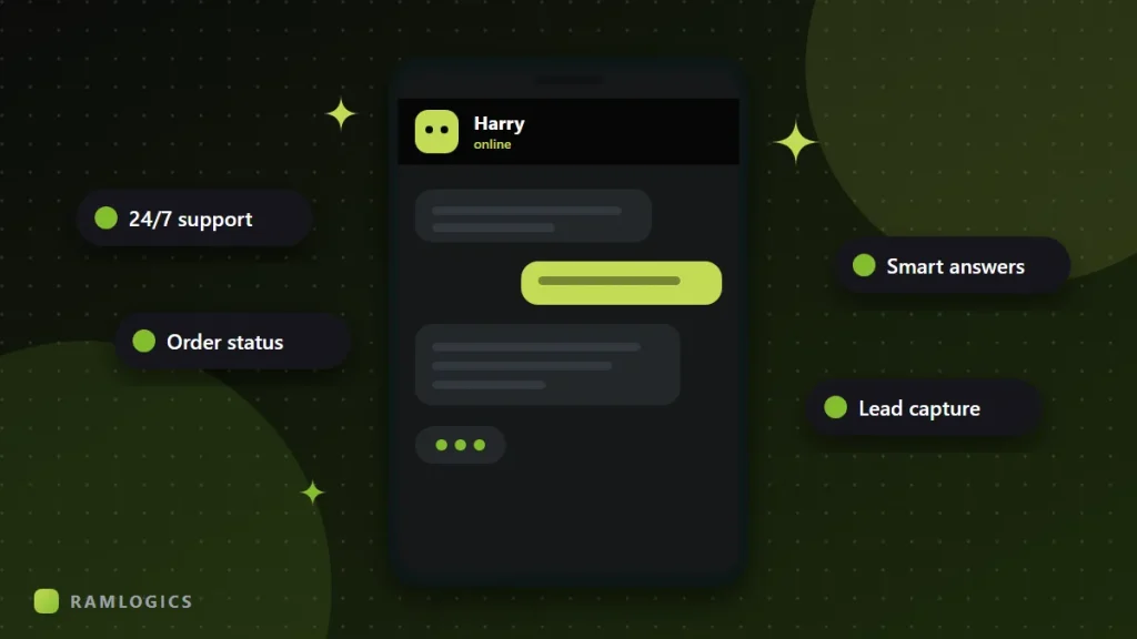 AI chatbot in a business application